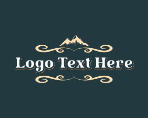 Tree - Outdoor Mountain Forest logo design