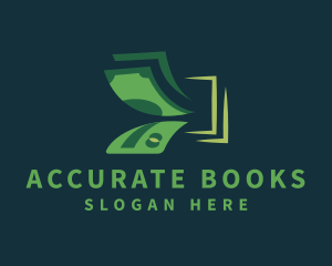 Bookkeeping - Money Cash Dollar logo design