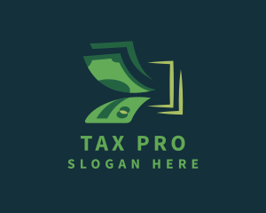 Taxation - Money Cash Dollar logo design