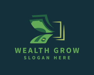 Investing - Money Cash Dollar logo design