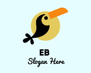 Tropical Toucan Bird Logo