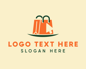 Market - Paper Shopping Bag logo design