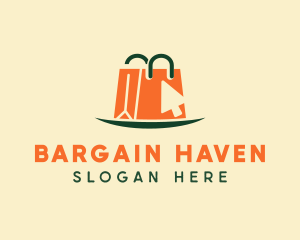 Paper Shopping Bag logo design