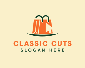 Paper Shopping Bag logo design