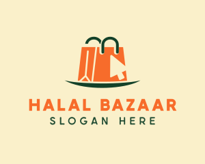 Paper Shopping Bag logo design