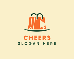 Ecommerce - Paper Shopping Bag logo design