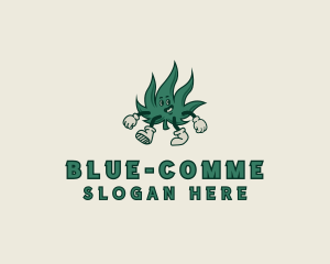 Cannabis Leaf Dispensary Logo