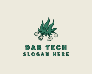 Dab - Cannabis Leaf Dispensary logo design