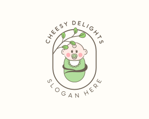 Child Baby Cocoon logo design