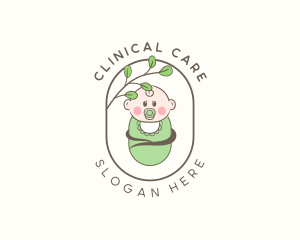 Child Baby Cocoon logo design