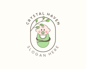 Child Baby Cocoon logo design