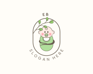 Child Baby Cocoon logo design