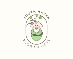Youth - Child Baby Cocoon logo design