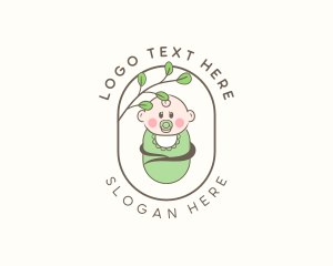 Toddler - Child Baby Cocoon logo design