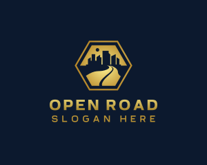 City Highway Road logo design