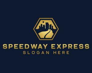 Expressway - City Highway Road logo design