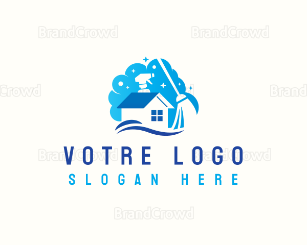 Home Sanitation Cleaning Logo