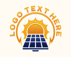 Power - Sun Solar Power logo design