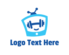 Fitness - Fitness TV Channel logo design