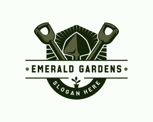 Shovel Gardening Tool logo design