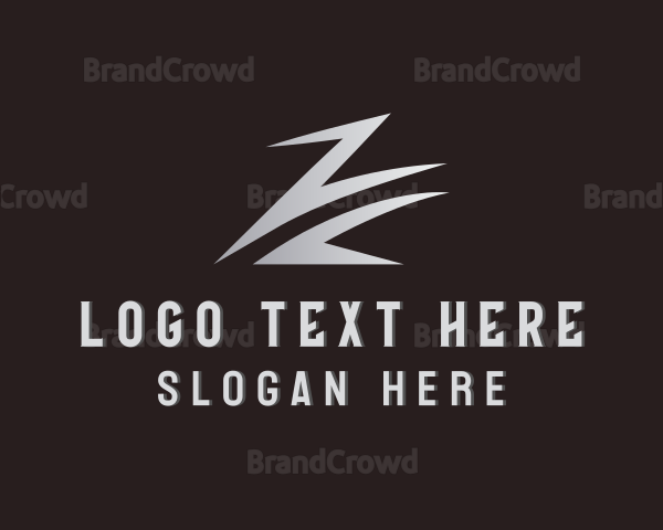 Swoosh Tech Letter Z Logo
