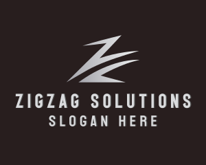 Swoosh Tech Letter Z logo design