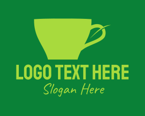 Green Leaf Cup  Logo
