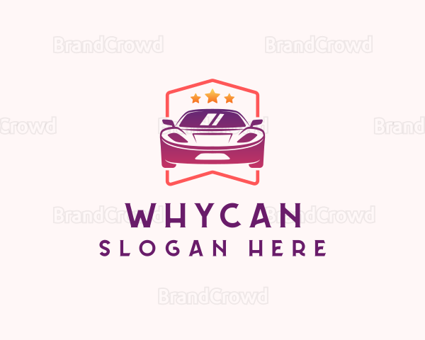 Racing Car Automotive Logo