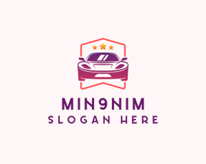 Retro Car - Racing Car Automotive logo design