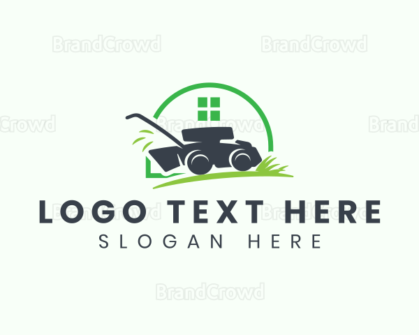 Lawn Garden Landscaping Logo