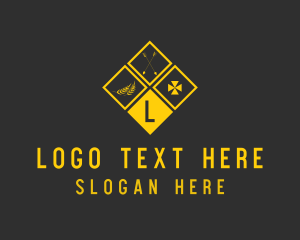 Legion - Medieval Arrow Leaf logo design