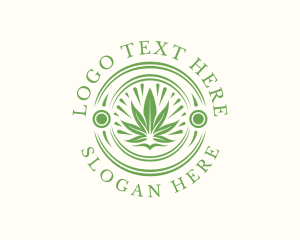 Herbal - Organic Medical Marijuana logo design