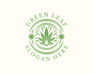 Thc - Organic Medical Marijuana logo design