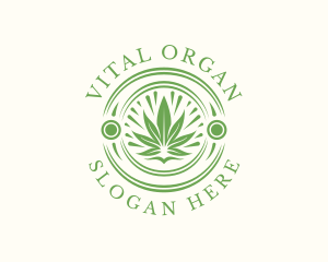 Organic Medical Marijuana logo design