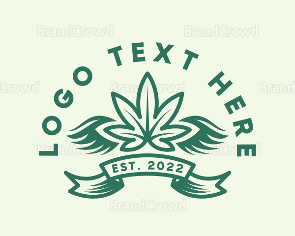 Marijuana Herb Plant Logo
