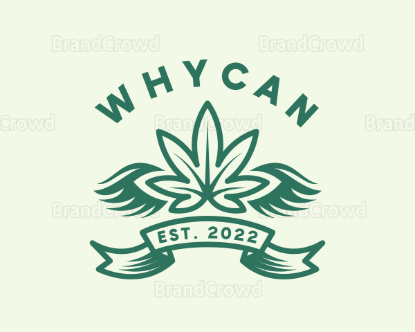 Marijuana Herb Plant Logo