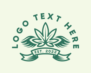 Medicinal - Marijuana Herb Plant logo design