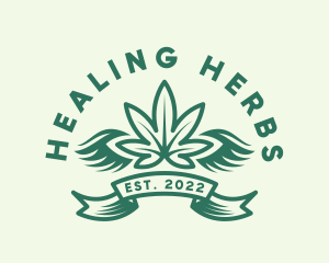 Medicinal - Marijuana Herb Plant logo design