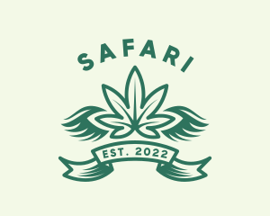 Cbd - Marijuana Herb Plant logo design