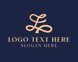 Industry - Elegant Cursive Letter L logo design