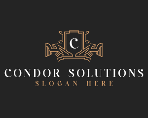 Condor - Royal Eagle  Crest logo design