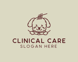 Puppy Dog Grooming logo design