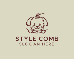 Puppy Dog Grooming logo design