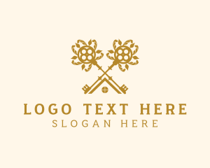 Leasing - Floral Keys Property logo design