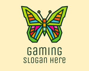 Colorful Butterfly Garden Logo