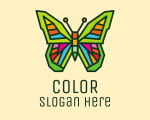 Colorful Butterfly Garden logo design