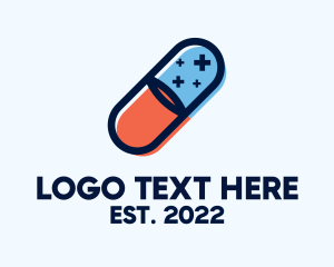 Pill - Medical Pill Drugstore logo design