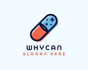 Medical Pill Drugstore Logo