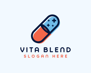 Multivitamin - Medical Pill Drugstore logo design