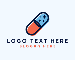 Medical Pill Drugstore Logo